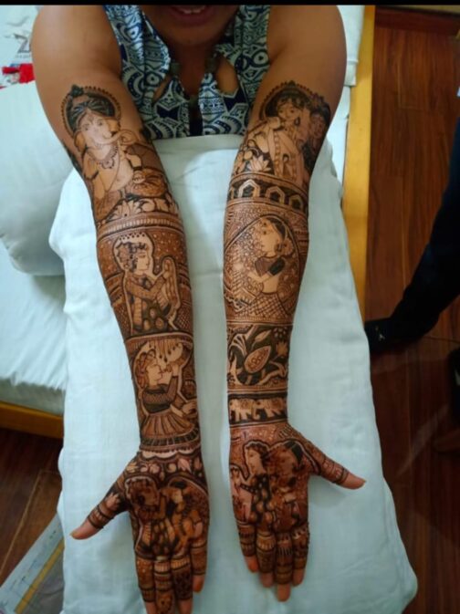 Elegant Bridal Mehandi - Image 4