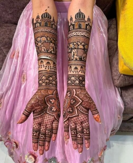 Simple Bridal mehandi - Image 3