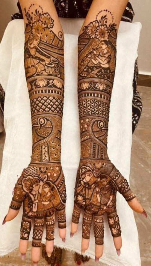 Heavy theme Base mehandi - Image 5