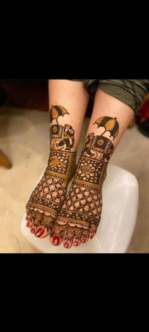 Theme Base leg Mehandi - Image 3